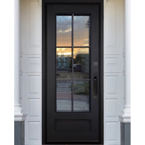 S5250 - Single Door - Divided Lite - Abby Iron Doors