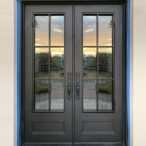 S5751 – Double Door – Divided Lite - Abby Iron Doors